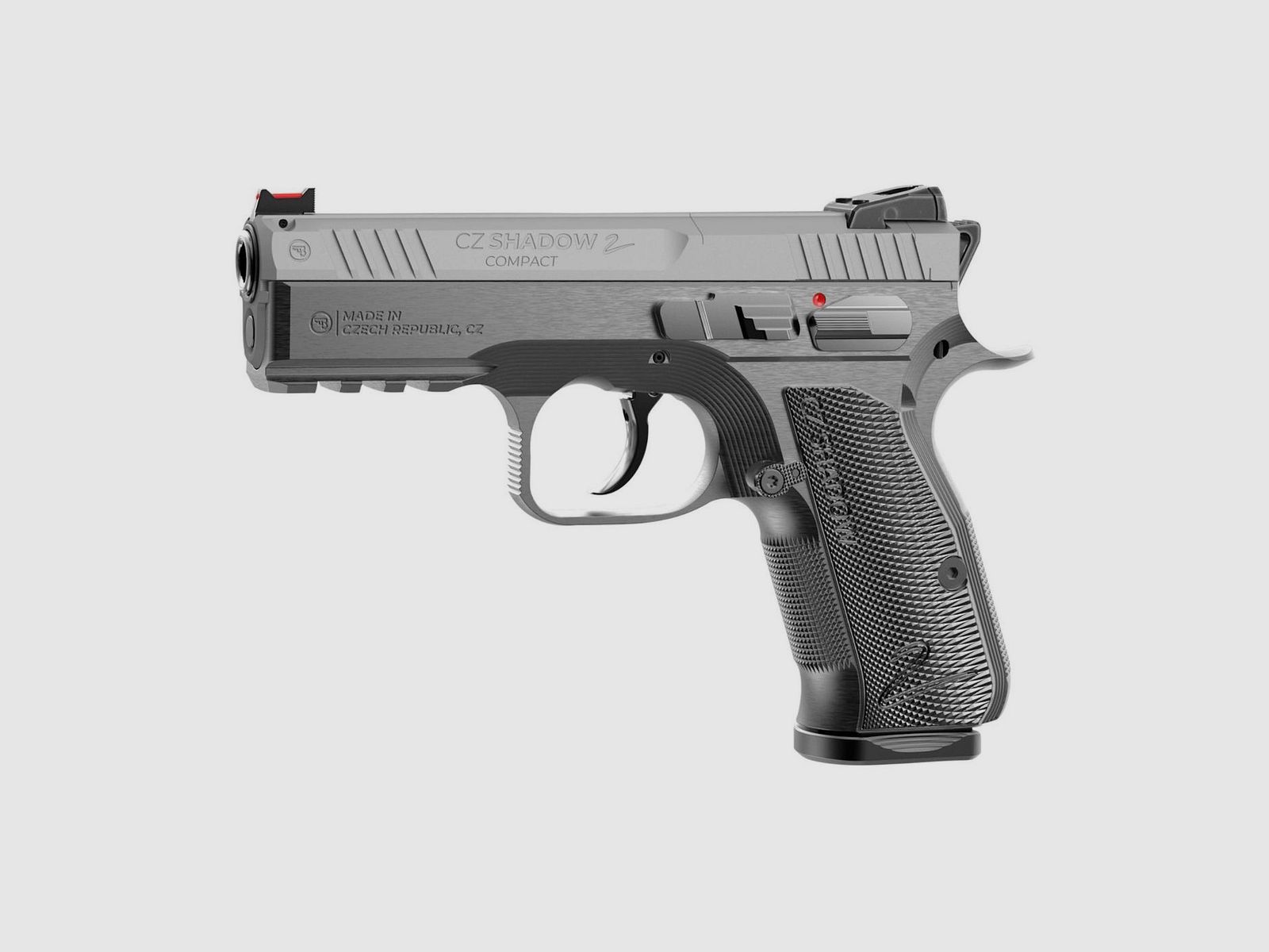 Pistol CZ SHADOW 2 COMPACT OR Industrial Silver cal. 9×19 mm, image 1 of 5