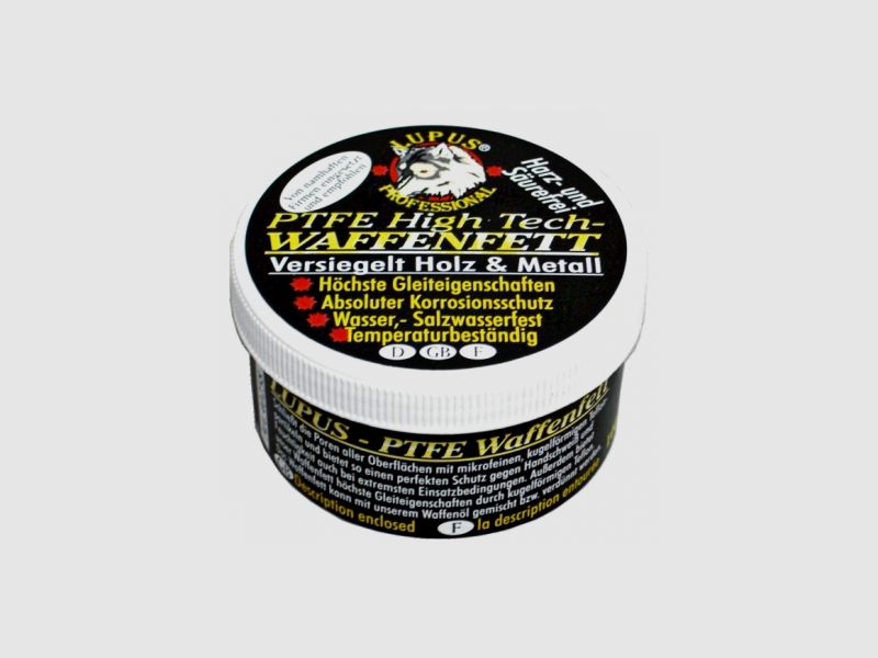 LUPUS Teflon Waffenfett PFTE 50-g-Dose (EUR 290.-/Kg)