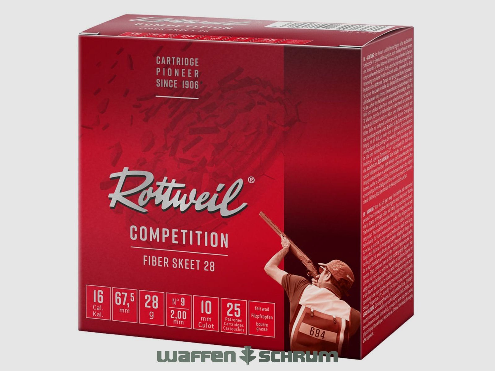 Rottweil Fiber Skeet 28 16/67,5 2,0mm - 28g