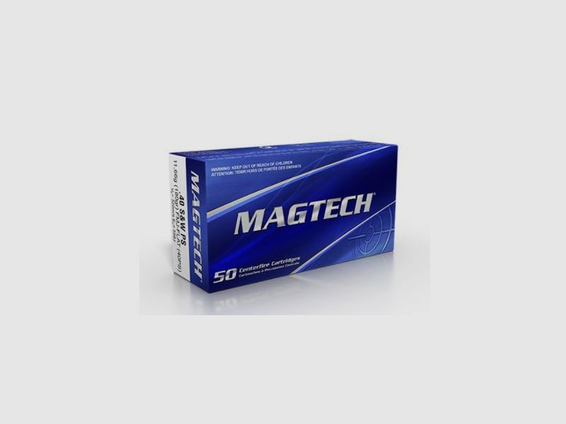 MAGTECH .40S&W FMJ-FLAT - KURZWAFFENPATRONEN - 180GRS. - 50 SCHUSS