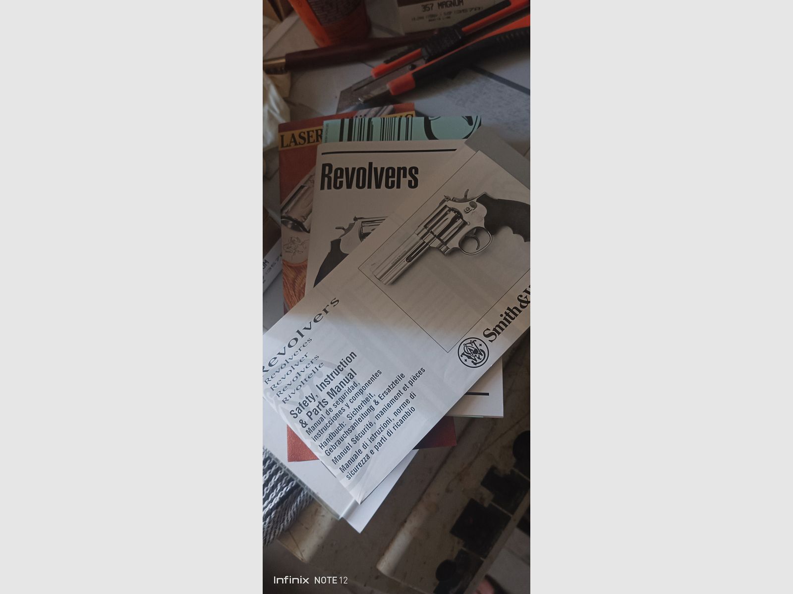 Revolver Smith & Wesson 6" Lauf 