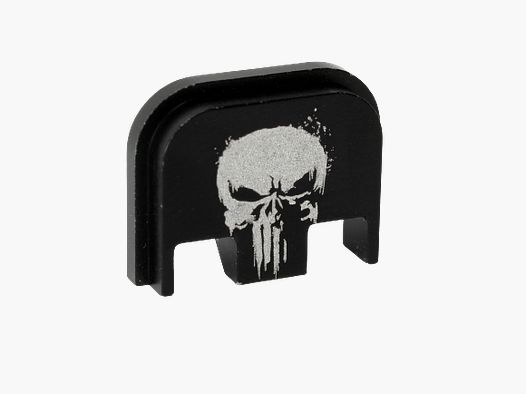 GLOCK BACKPLATE "BAD PUNISHER" - ALU