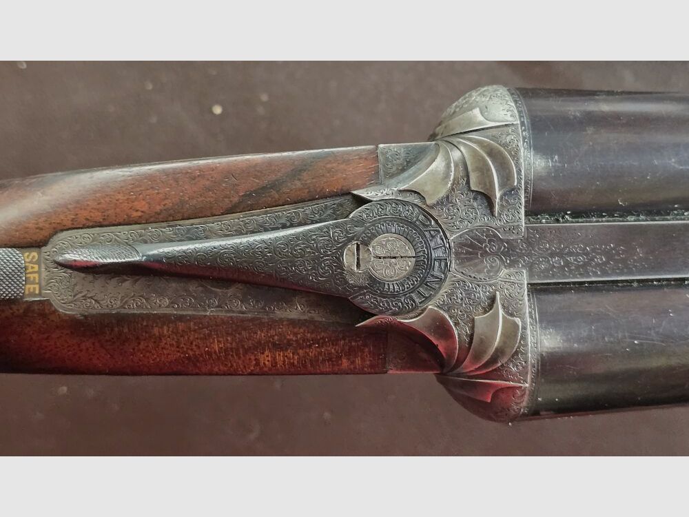 Joseph Lang & Son, LTD., Jaseph Lang Back Action Barlock Sidelock Ejector, image 6 of 10