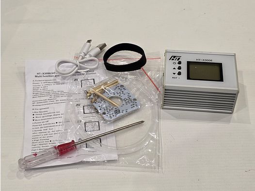 HT-X3006 Chronograph mit WiFi – Speed Meter / Geschwindigkeitsmesser Airsoft, Luftdruck PCP u.a.  ab 4,5mm und auch für .22 .30 .32 .35 .50 .68