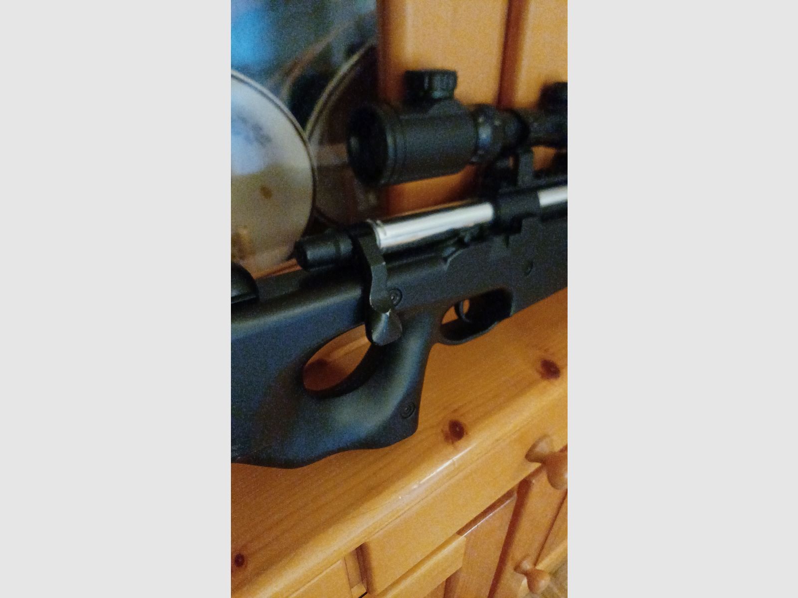 AGM Mauser L96 black sport rifle