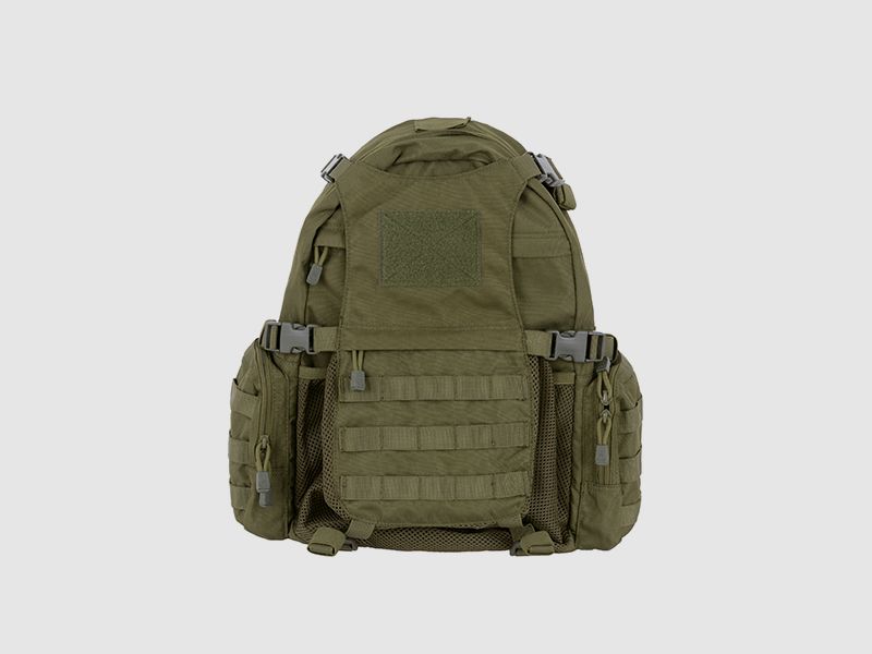 Tactical backpack with helmet pocket- OLIVE [8FIELDS]