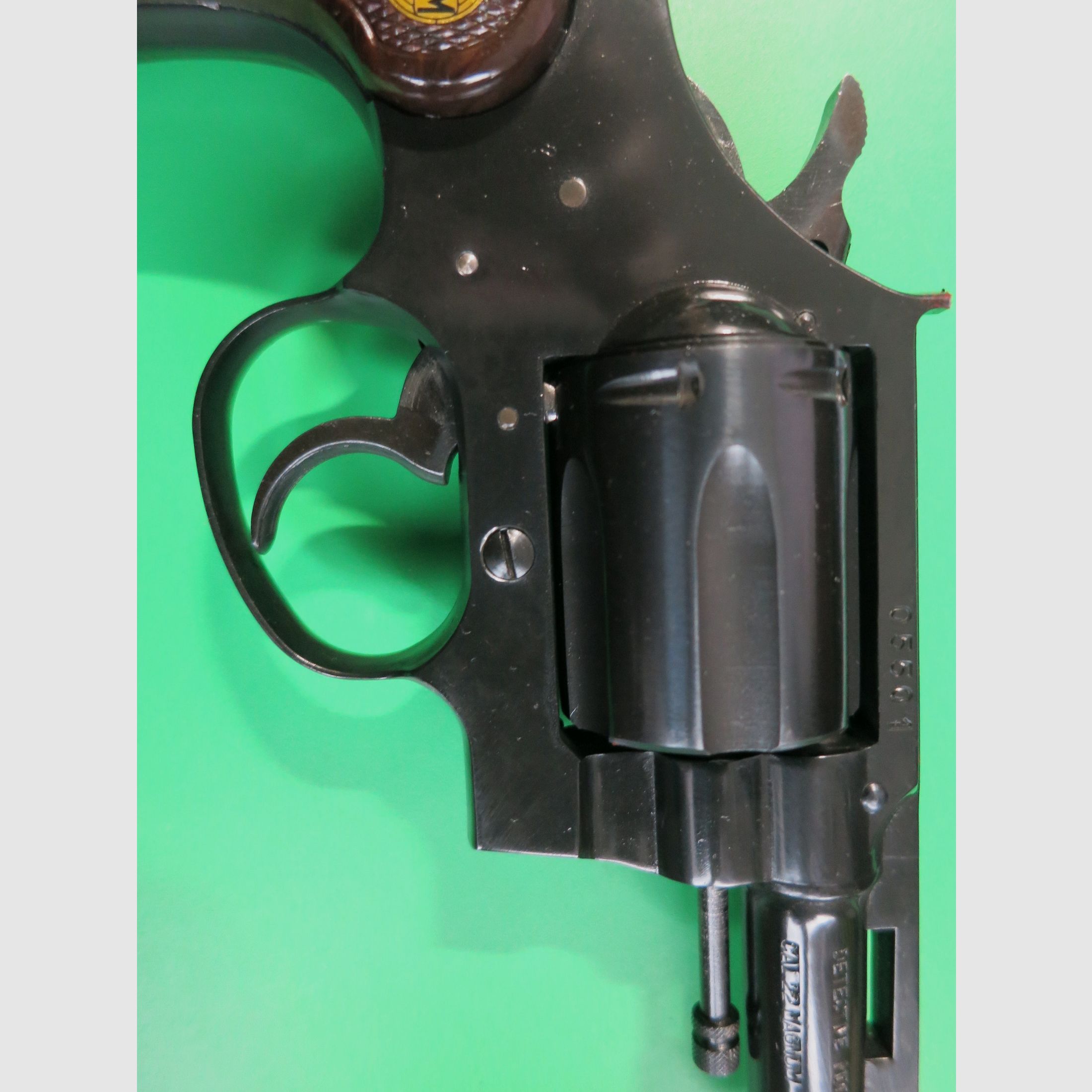 Revolver Heym Model Detective, caliber 22 Magnum, .22 WinMag, falling game revolver, like new #73