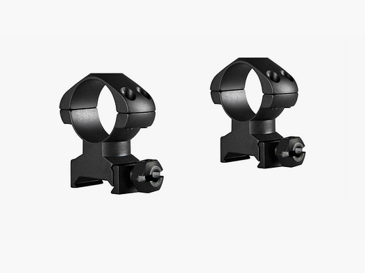 HAWKE Precision Steel Ring Mounts 1"/25,4mm, High, Weaver