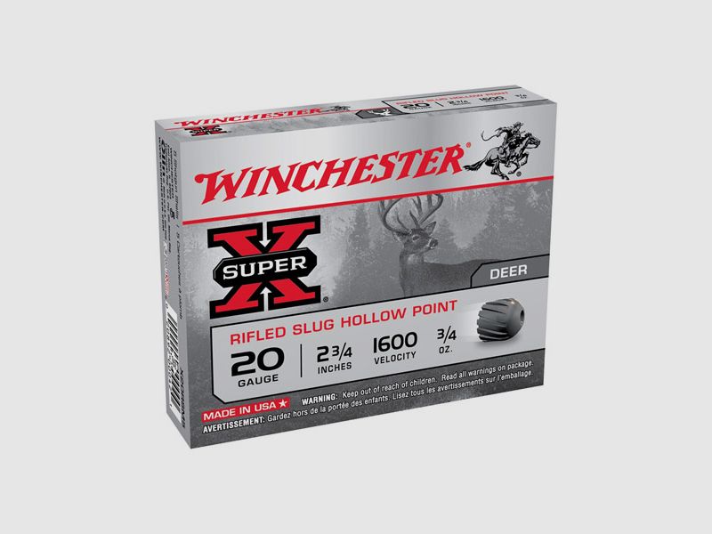 Winchester Super-X Slug .20/70 21g 5 cartridges