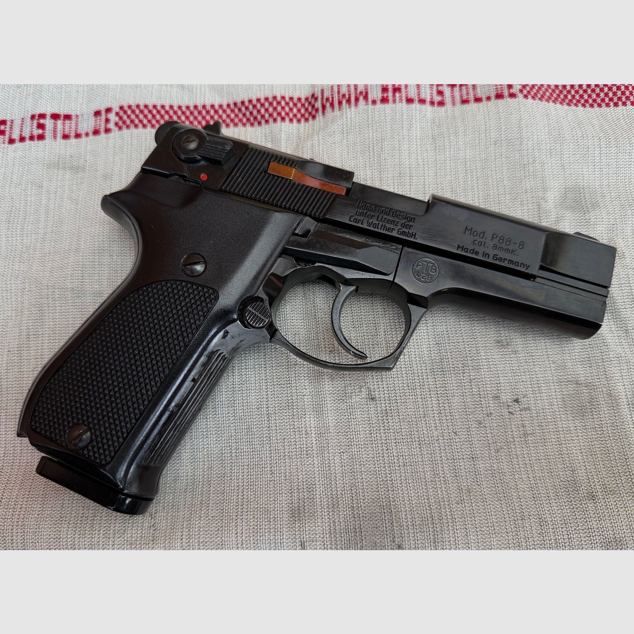 Walther P88 Compact 8mm PTB 428 Sammler / Schreckschuss