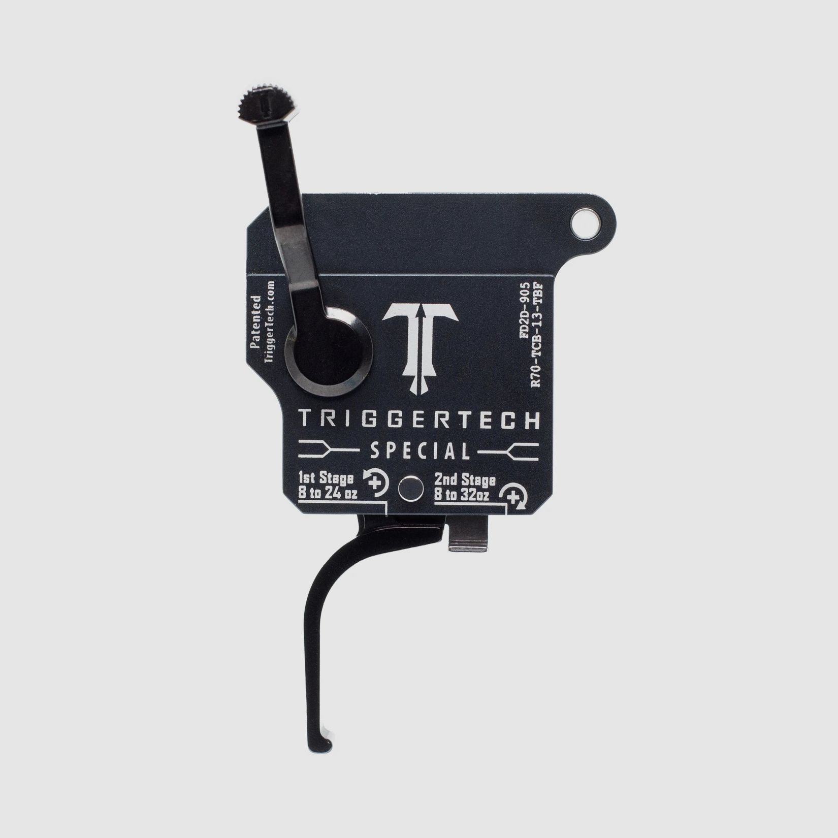 Gatillo Triggertech Remington 700 Special Flat de dos etapas, R70-TCB-13-TBF