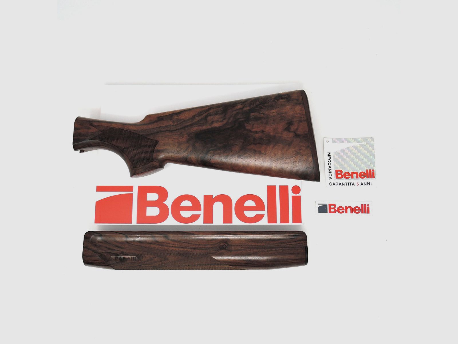 Schaft + Schaft in Wurzelholz Benelli Executive Raffaello S.L. – Kal. 12 (Grad 5/6), Bild 1 von 2