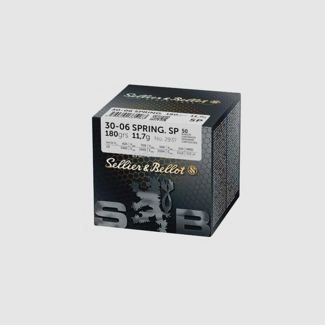 S+B Kal. 30-06 Spring. Soft Point 11,7g/ 180grs 50 Stück