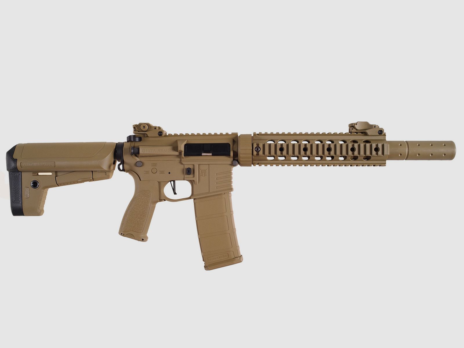 AR15 SilentOps 9” Charlie (Tan) max. 0,5J - Delta Armory