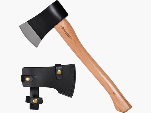 Axt mit Leder-Schutz Länge 430mm, Gewicht 1100g