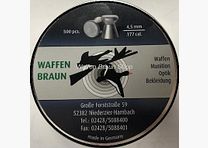 Waffen Braun Sport glad .177 4,49mm 0,53G 500 stuks