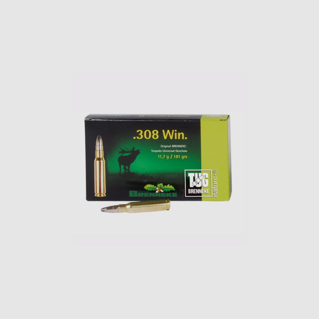 Brenneke .308 Win. 181GR TUG 20 cartridges