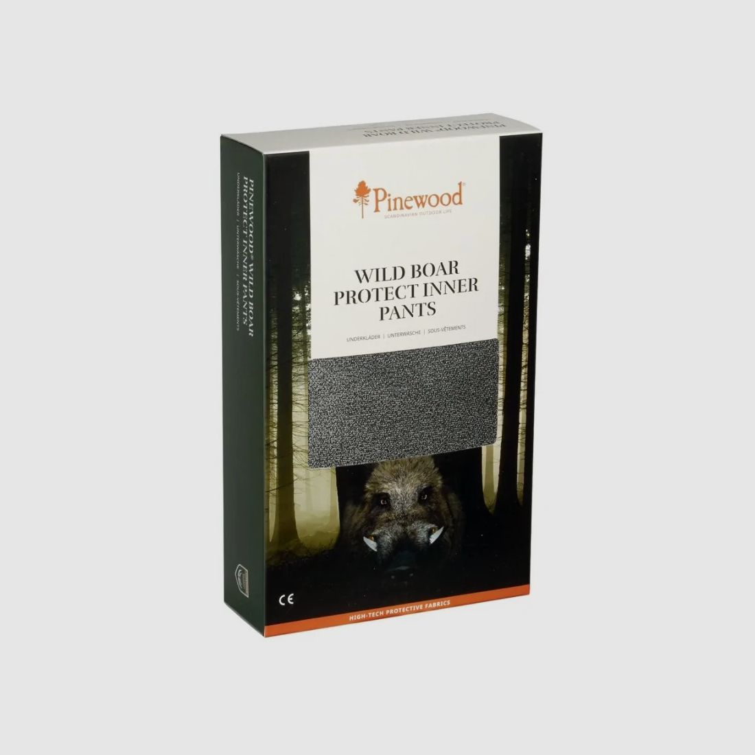 SPODNIE WEWNĘTRZNE PINEWOOD WILDBOAR PROTECT INNER PANTS DARK ANTHRACITE, zdjęcie 3 z 3