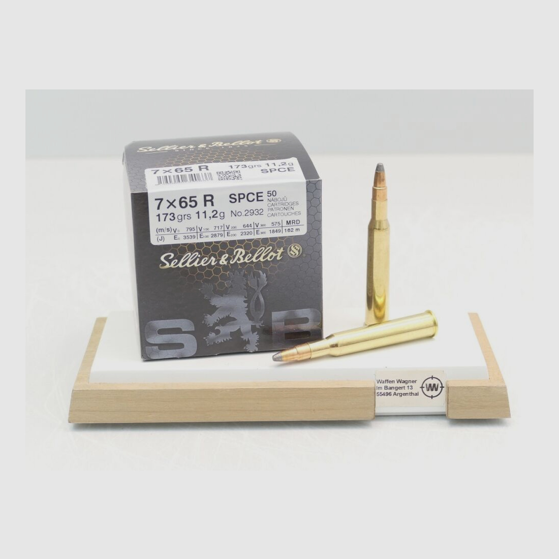 Sellier & Bellot SPCE 11,2g/173grs à 50 7x65R