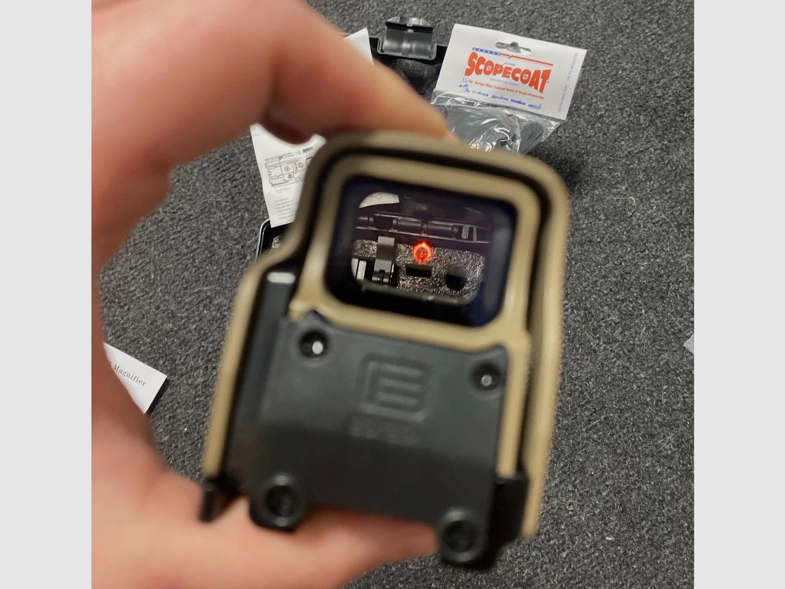 EoTech 558 + G33 Aumento Combo Telescópico Réplica / Clon Punto Rojo Visor Reddot Visión