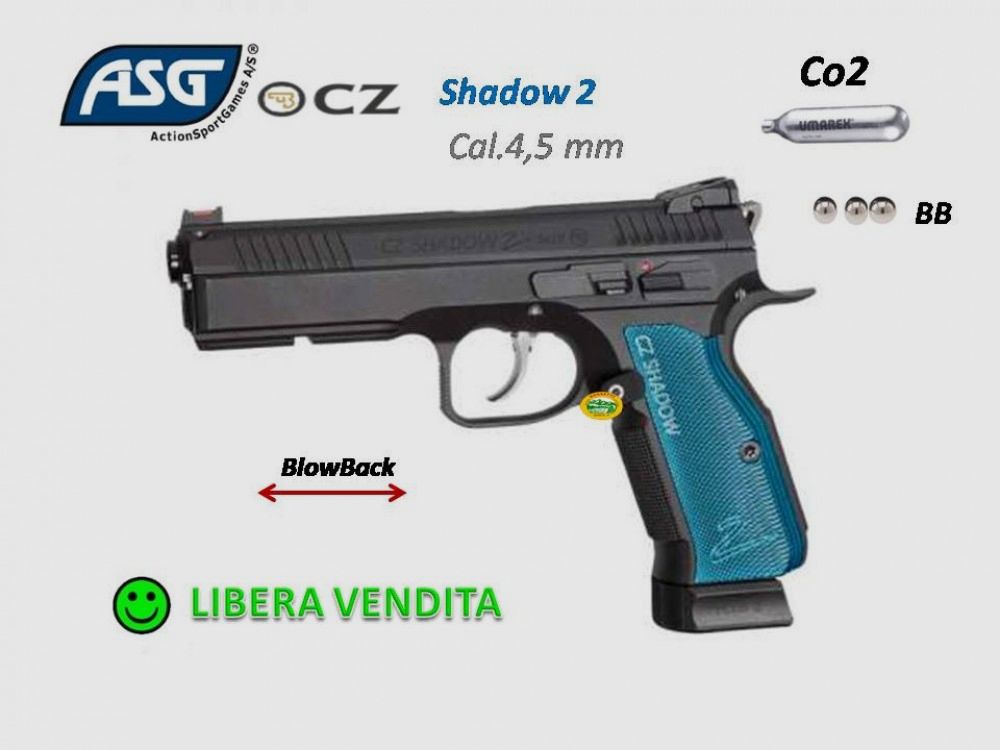 ASG CZ Shadow 2 Co2 Kal. 4,5