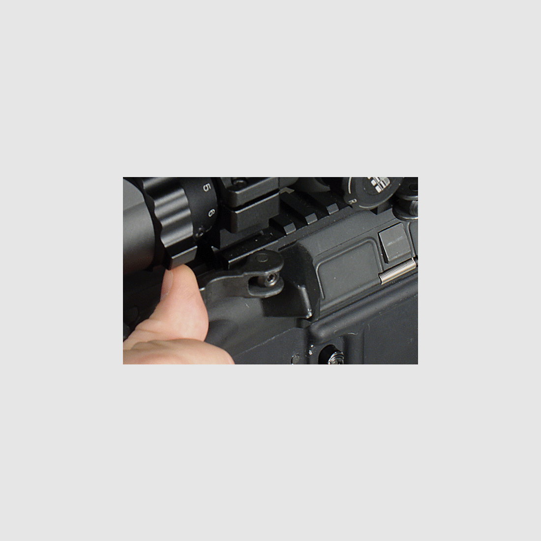 UTG Pro QD 30 mm hohe Zielfernrohrmontage Picatinny, Bild 2 von 3