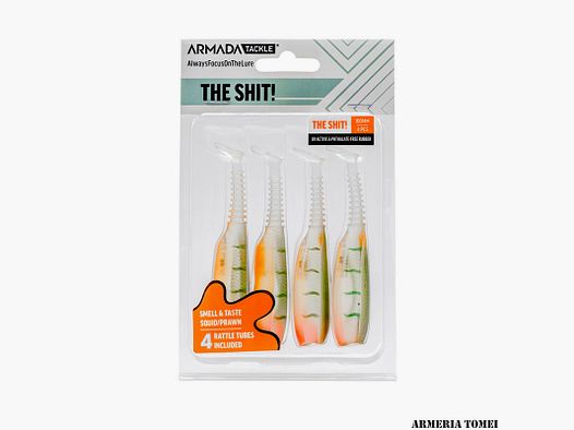 ARMADA TACKLE – THE SHIT! Hollow Perch 100mm – 4pcs