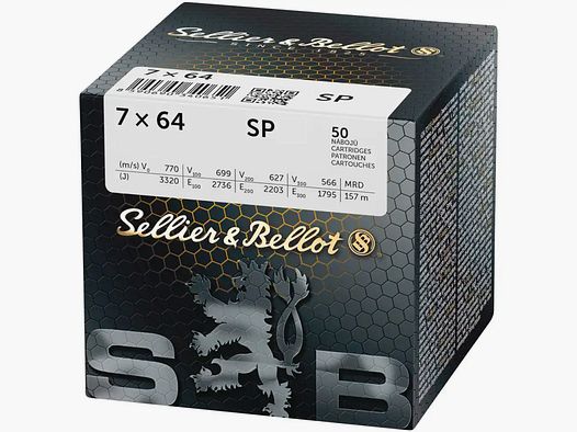 S&B 7X64 140 GRS / 9.1 G SP BULK PACK 50 PCS