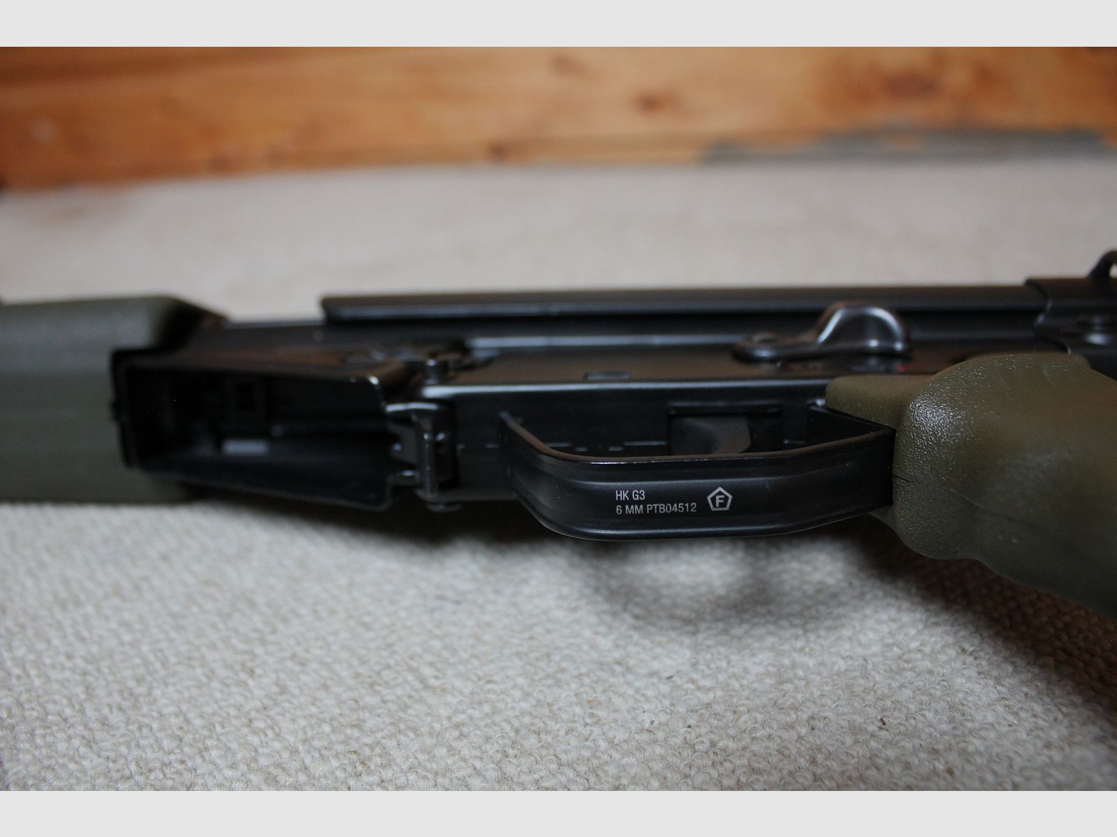 H&K Co2 G3 od Umarex / VFC wersja G3A4 z oryginalnym uchwytem G3, dźwignią ładowania, kolbą i trapezowym osłoną rękojeści // GBB 6mm BB / Vega Force Company