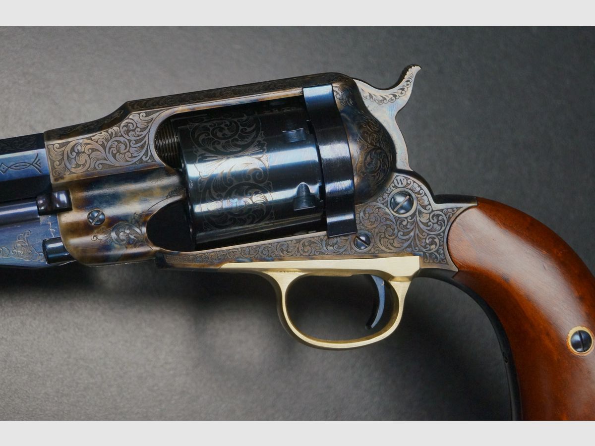 Uberti 1858 New Army Improved Graviert .45 Colt, Bild 11 von 12