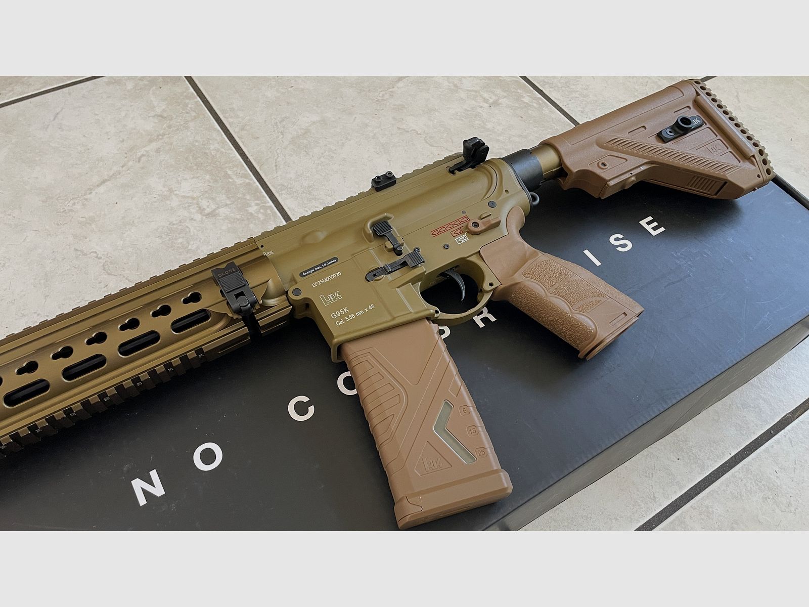 H&K G95K S-AEG | casi nuevo | sin uso en juegos