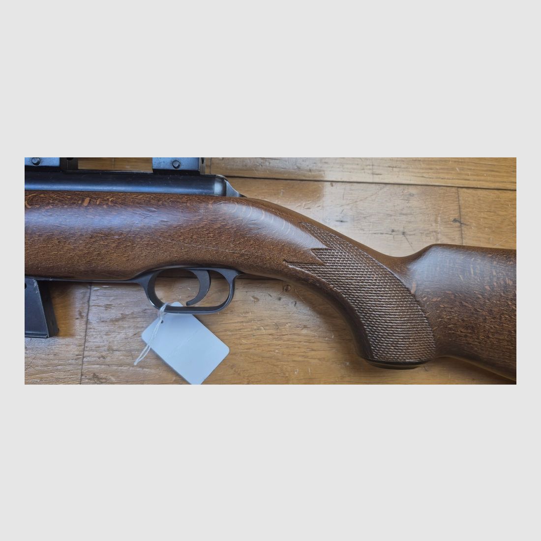 Bella Carabina RAF Modello 64 – Cal. .22LR – Carabina semi-automatica – Caricatore 10 colpi – Cannocchiale Bushnell 3x-7 Custom .22 "Made in Japan" – 100% acciaio – Canne nuova – Ottime condizioni – TBE+/TBE++, immagine 30 di 36
