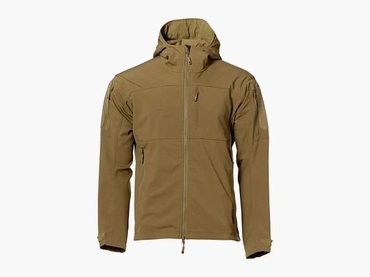 Clawgear Clawgear Hoodie Rapax Softshell - Braun / XXL Herren