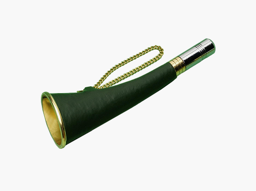 Signalhorn in Leder