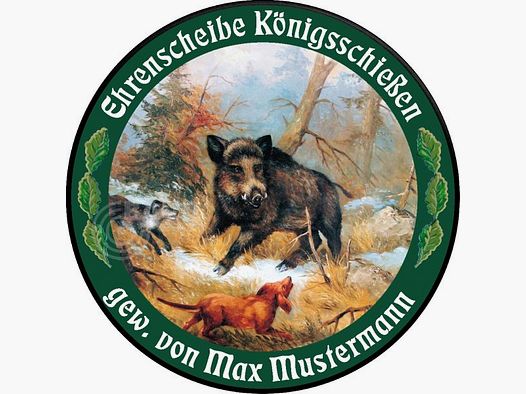 Schützenscheibe ECO-LINE Motiv 102