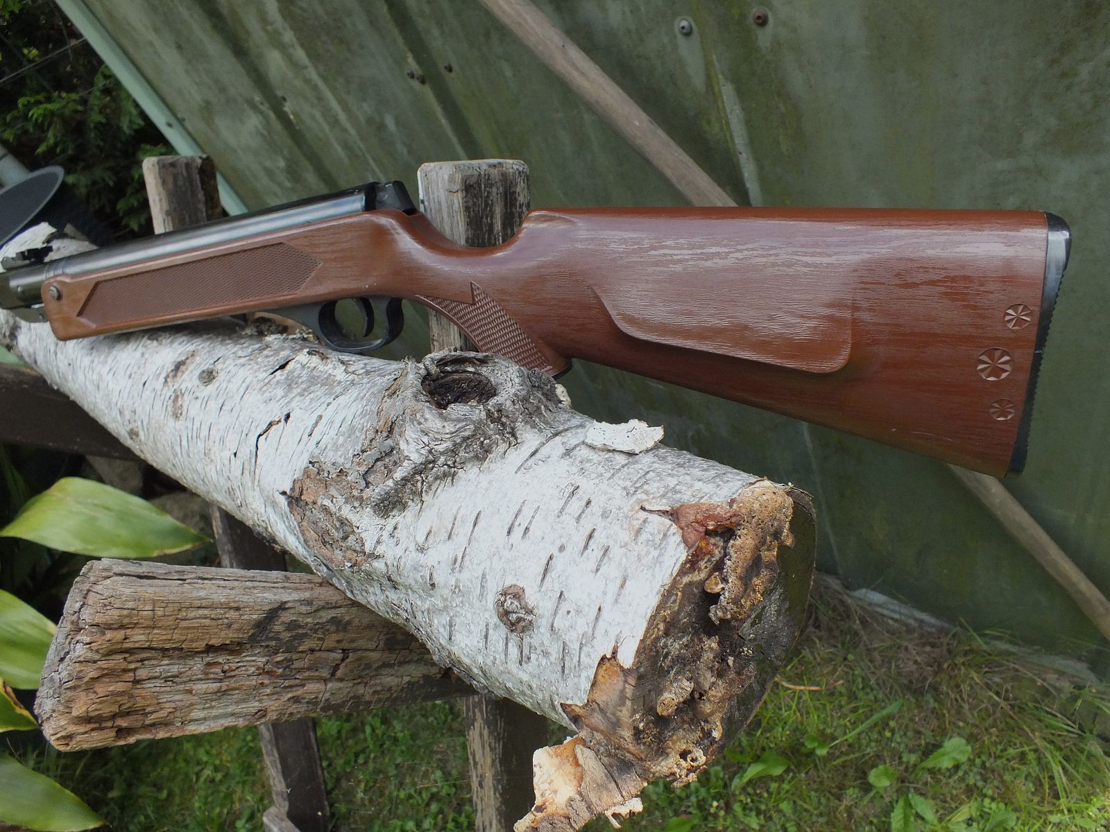 Air rifle Haenel 304 brown with grain. For collectors