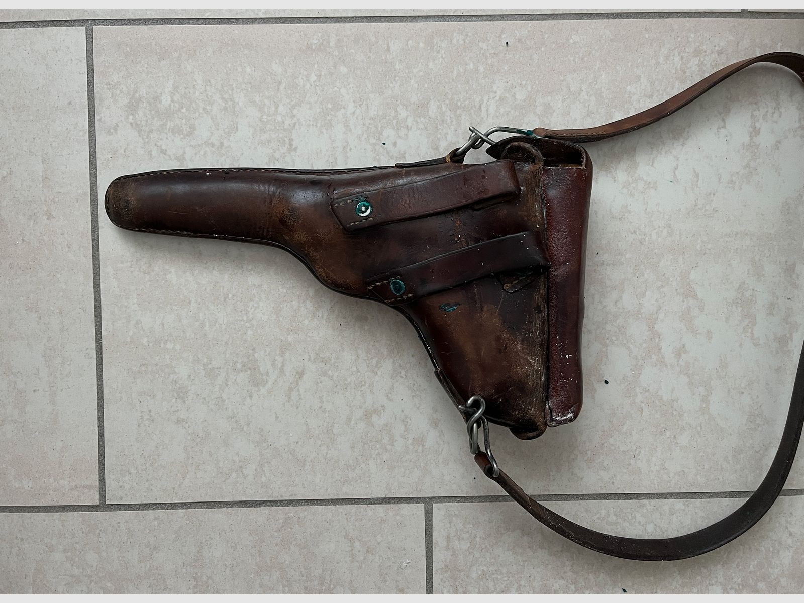 Schweizer Ordonanzpistole 1900/06 (Parabellum), Kalier 7,65 mm Luger, von Privat/Familienbesitz 