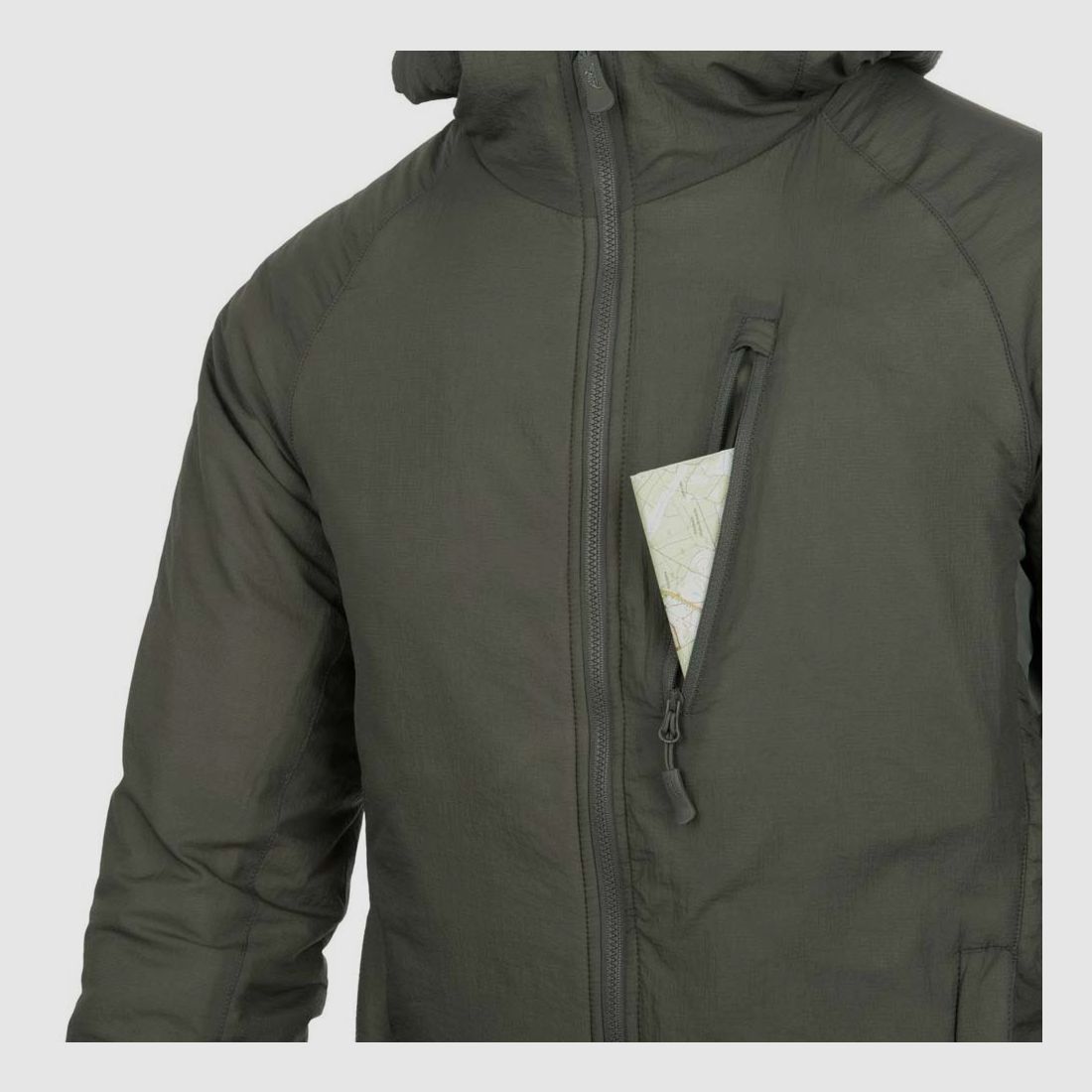 HELIKON TEX WOLFHOUND HOODIE Climashield® Apex™ ALPHA GREEN