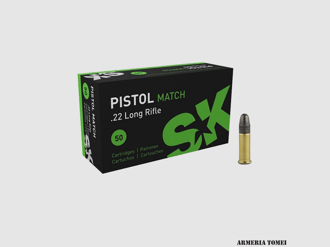 SK – PISTOL MATCH CAL. 22LR CONF. 50 PCS.