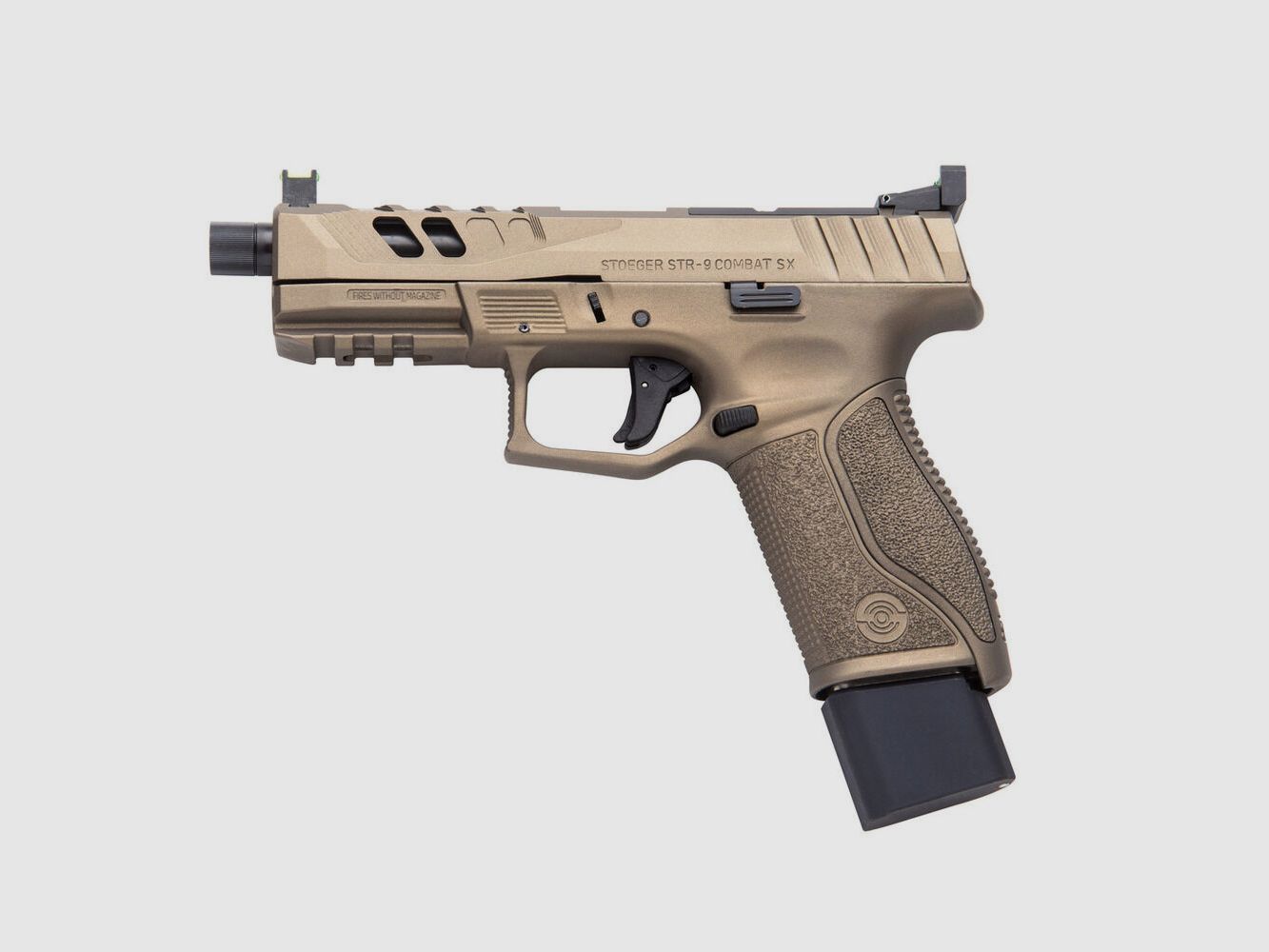 Stoeger STR-9 Combat SX - Bronze fumé 9x19 - Prêt pour optique - Canon fileté