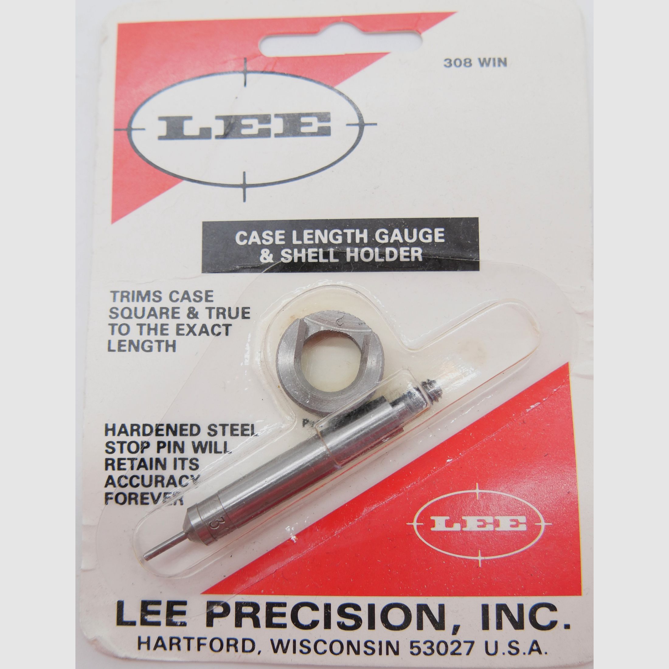 LEE PRECISION Lee Length Gauge/ Shellholder, .308 Win