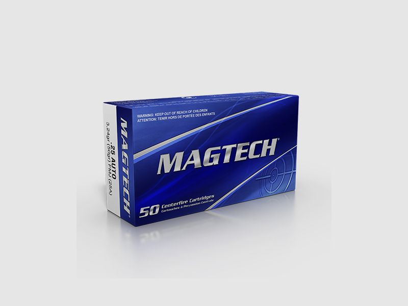 Magtech .25 ACP 50GR FMJ 50 cartucce