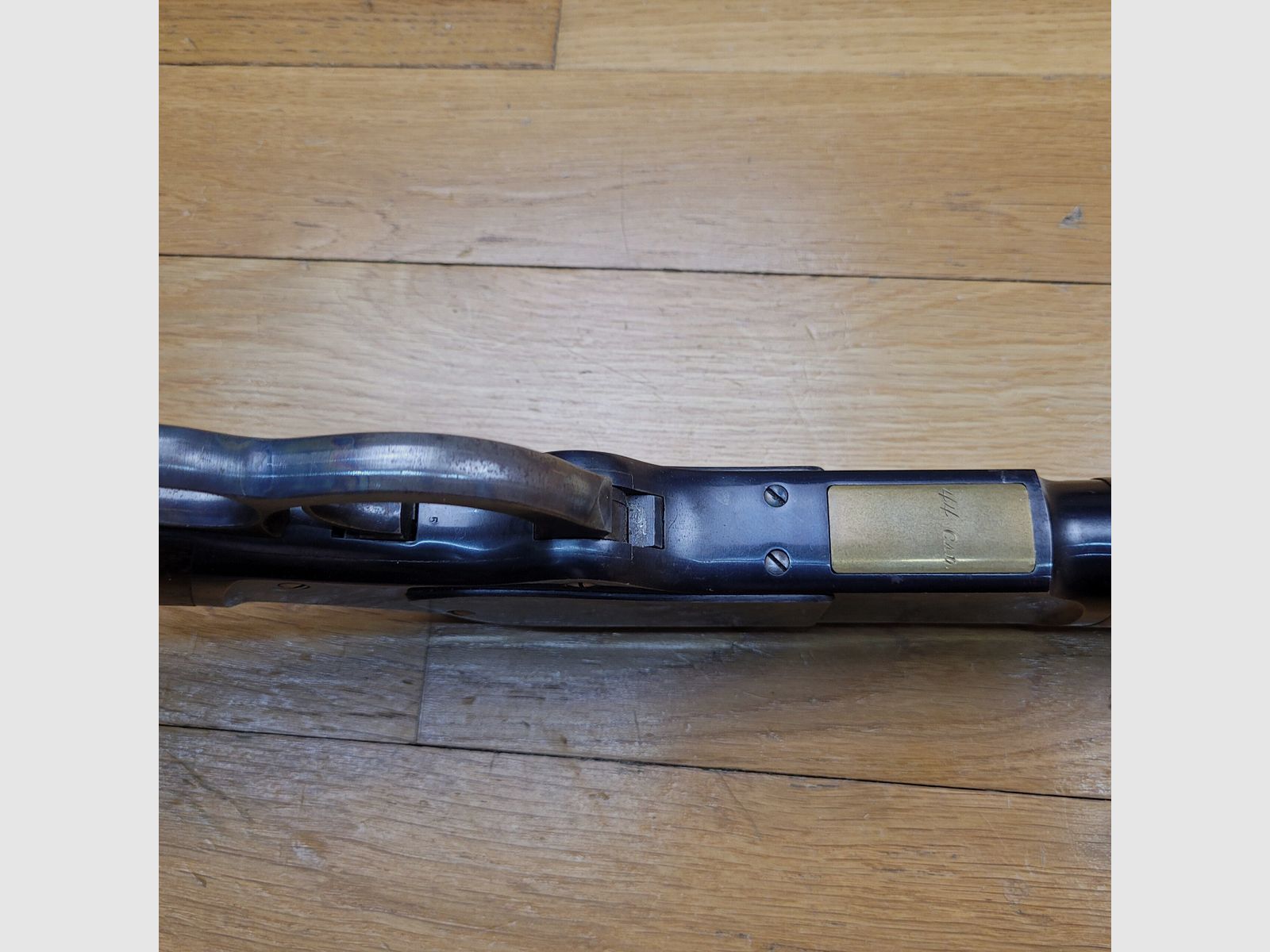 Wunderschönes und sehr rares Winchester 1873 « Musket » Gewehr – weniger als 5% der Gesamtproduktion – Kaliber 44 WCF/44-40 – Waffe von 1903 – Ausnahmewaffe in musealem Zustand, Bild 12 von 34