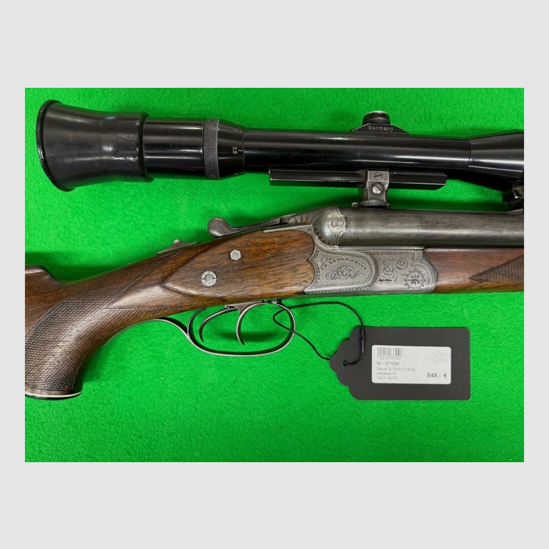 J.P. Sauer & Sohn A.G. Eckernförde mit .22Magnum Einstecklauf