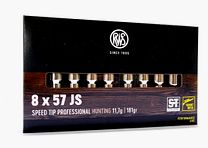 RWS 8X57JS Speed Tip Short Rifle 11.7g/180gr Rifle Cartridges
