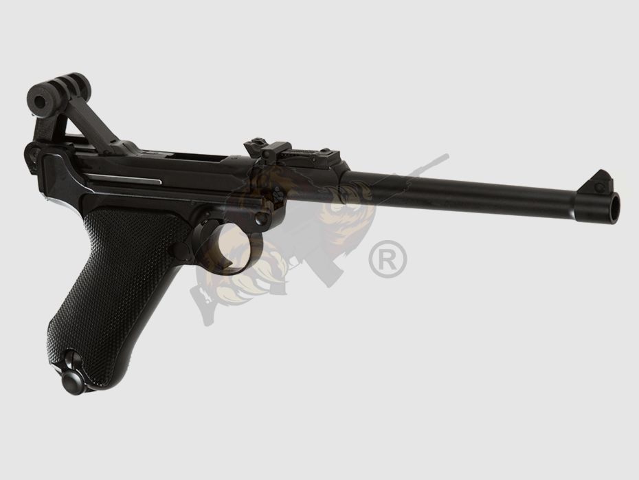 WE P08 "Ari-08" Vollmetall GBB schwarz -F-
