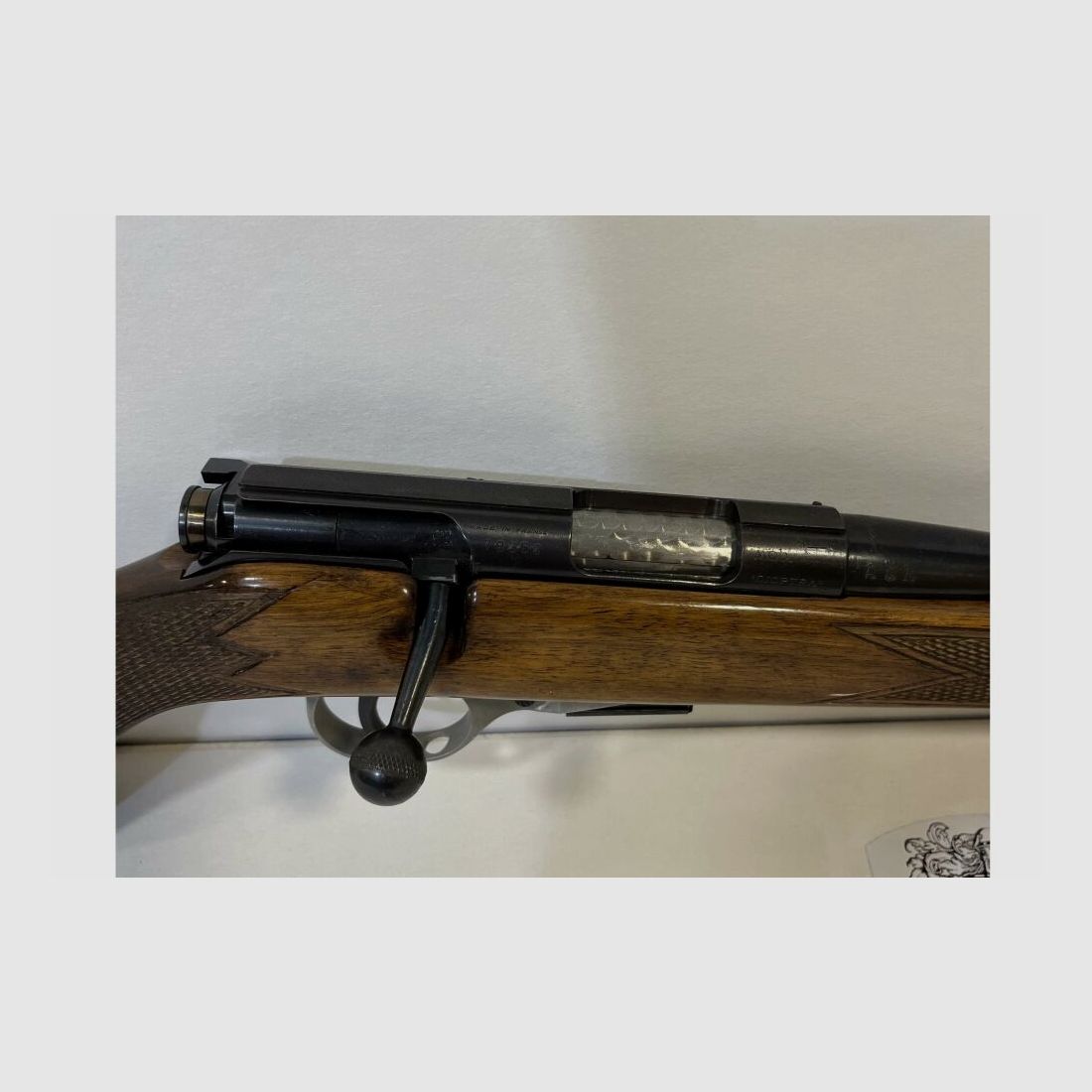 Unique Modell T Dioptra im Kaliber 22 Magnum Sehr Selten. Unique Modell. Dioptra, Jagdrepetierer, Kaliber 22Magnum