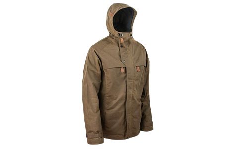 Waldkauz STEINKAUZ Wachsjacke "Regensegen", Khaki