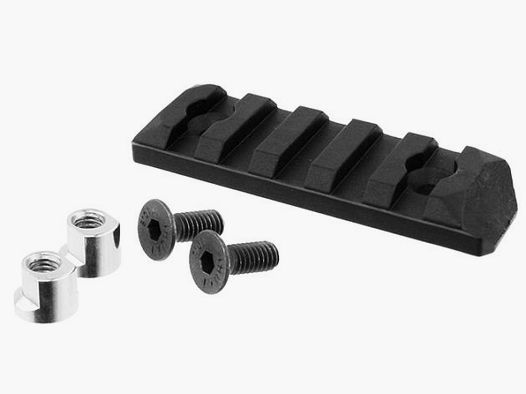 PTS Picatinny rail PTS KeyMod 5 Slots Black