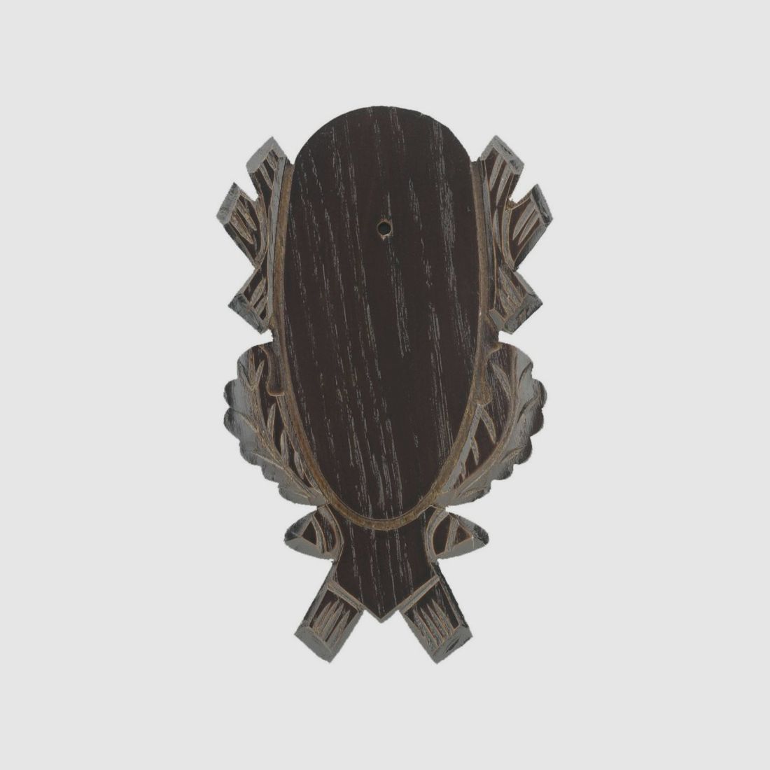 Embleem voor ree, vervaardigd met bladeren en eikels 18 x 9 cm, afbeelding 2 van 4